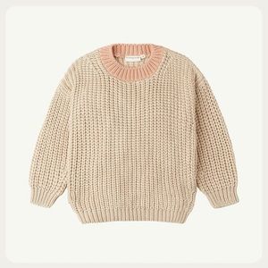 Summer and storm chunky knit pullover